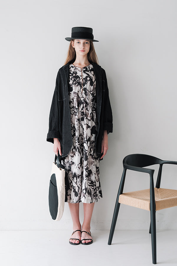 Round Motif Two-Tone 2-Way Bag