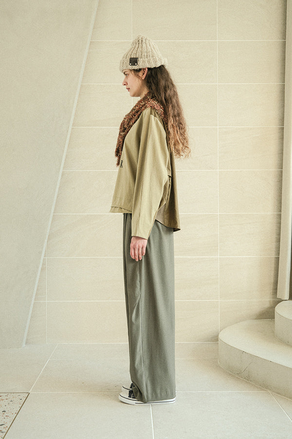 Side Tuck Trousers