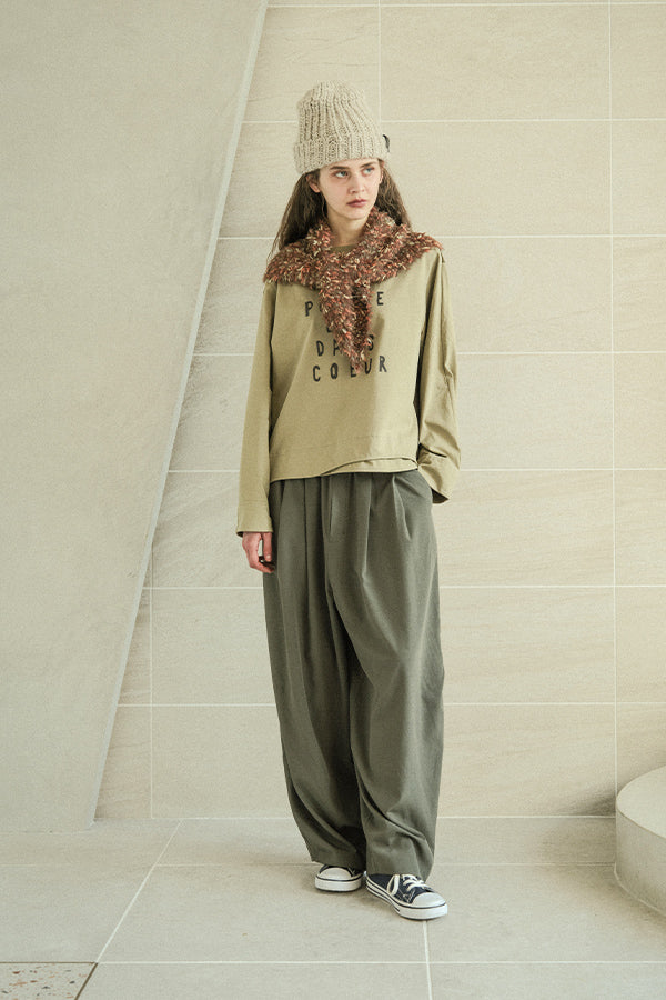 Side Tuck Trousers
