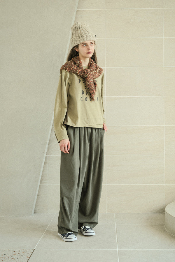Side Tuck Trousers