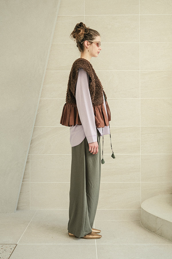 Side Tuck Trousers