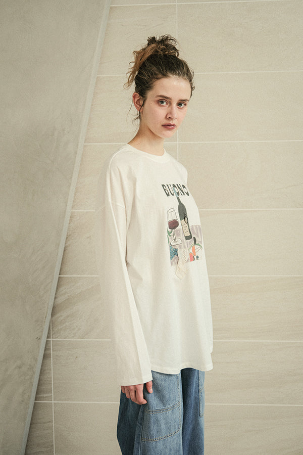 Buono Print Pullover