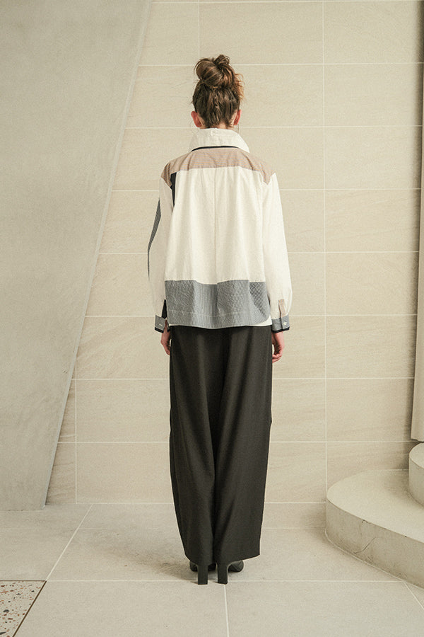 Side Tuck Trousers
