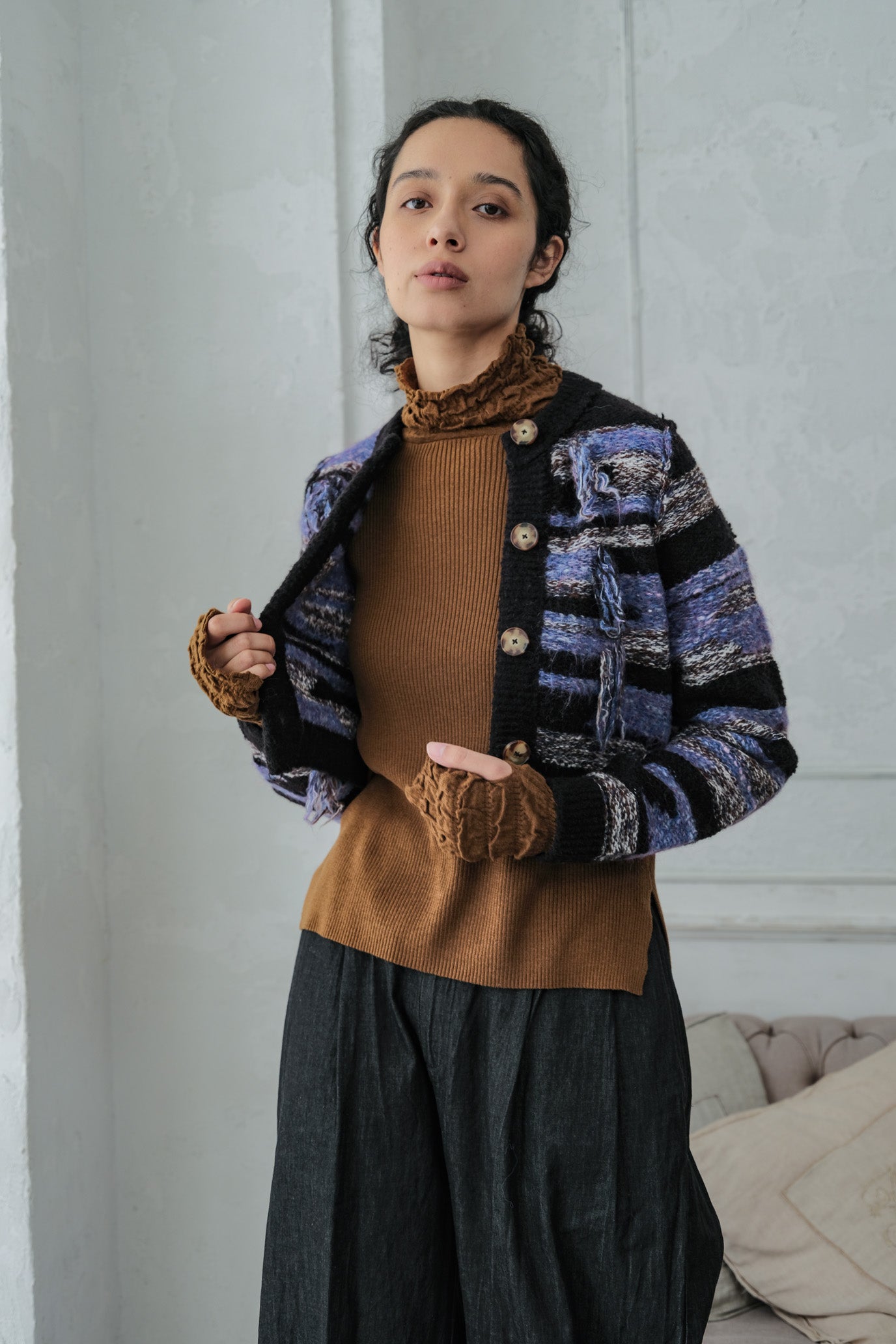Lace Rib Pullover