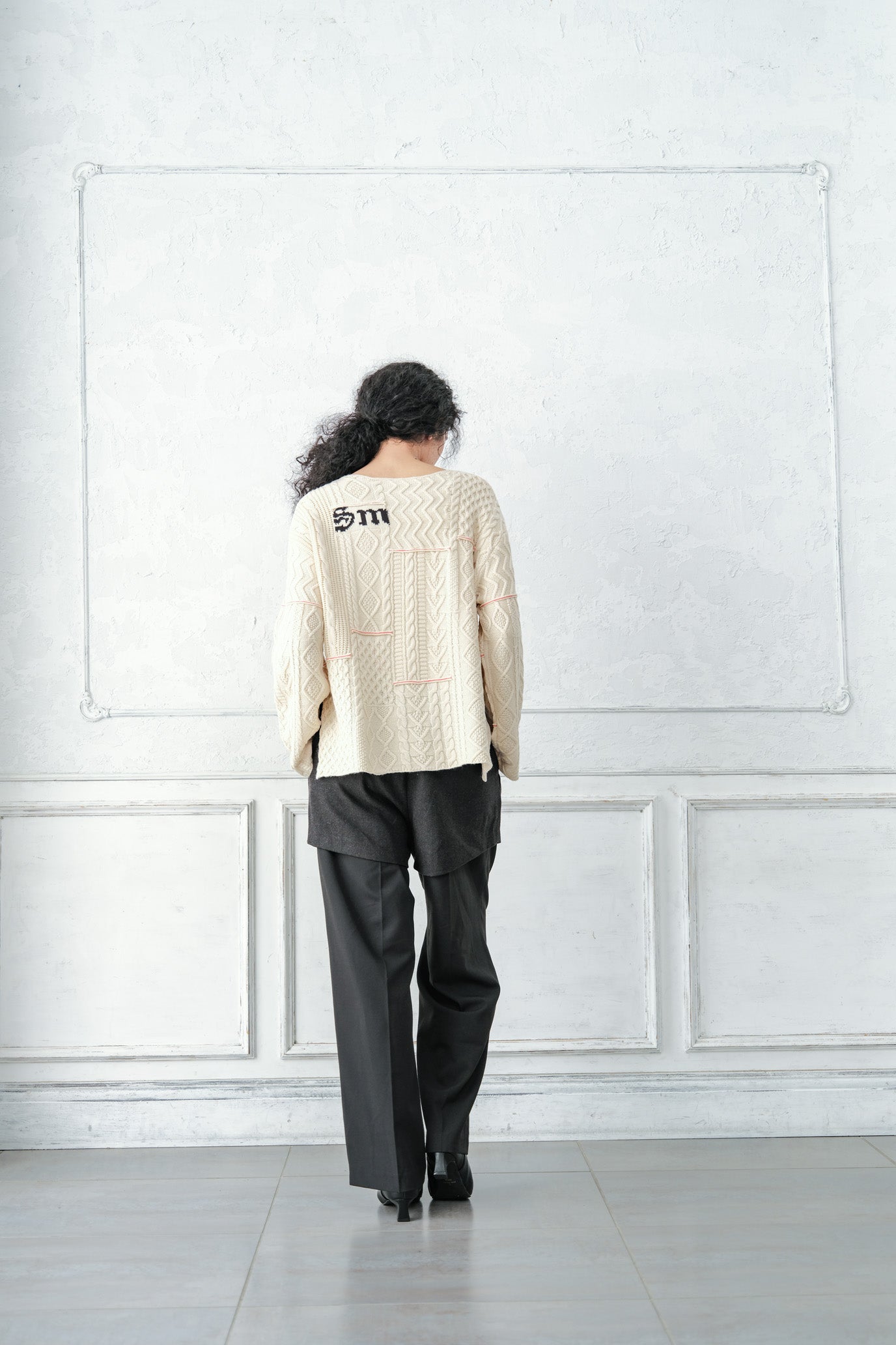 Cable Patchwork Pullover
