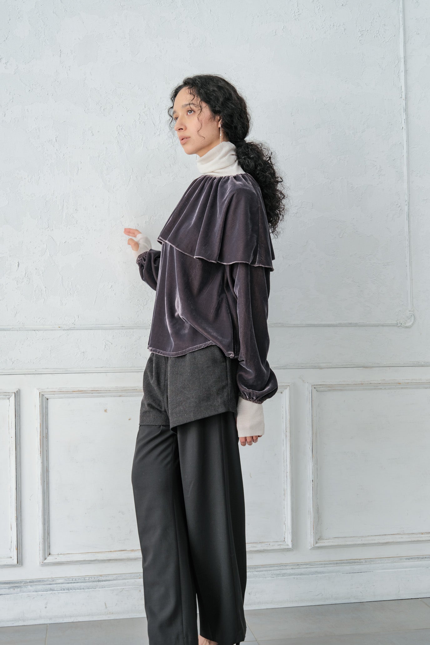 MOCOCHI Rib Turtleneck Pullover
