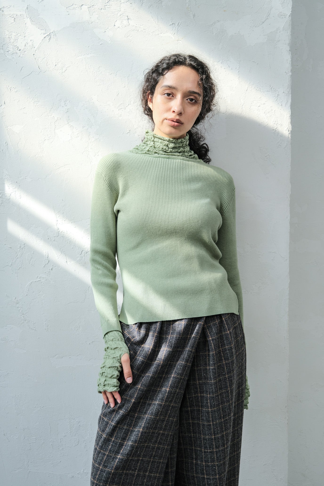Lace Rib Pullover