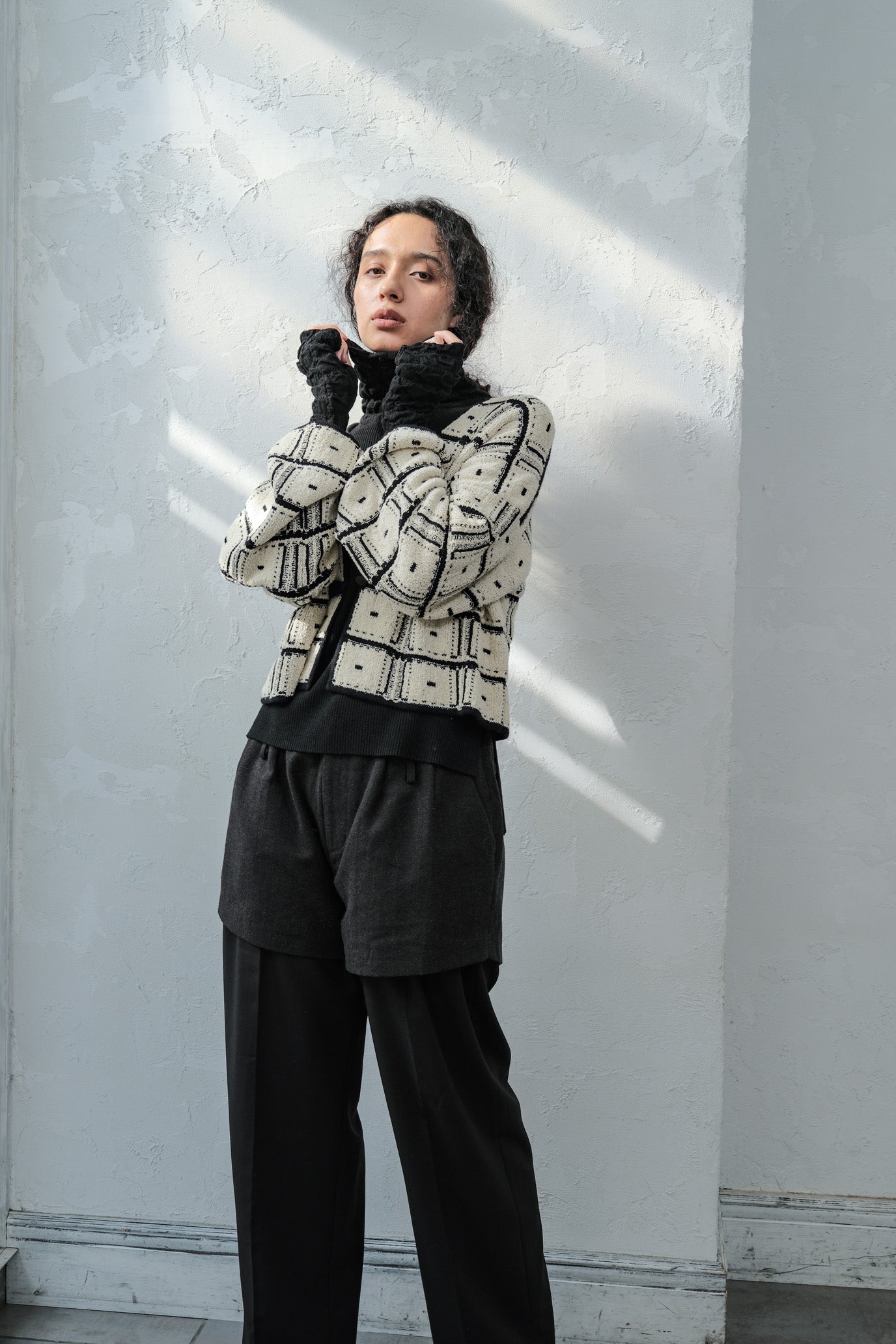 Lace Rib Pullover