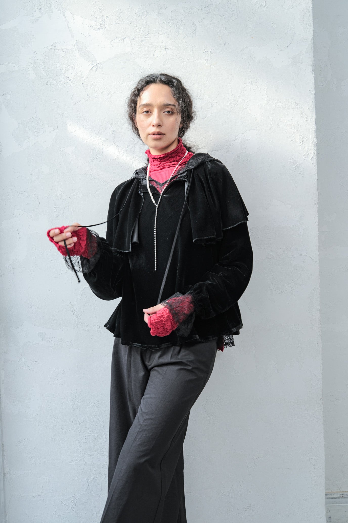 Lace Rib Pullover