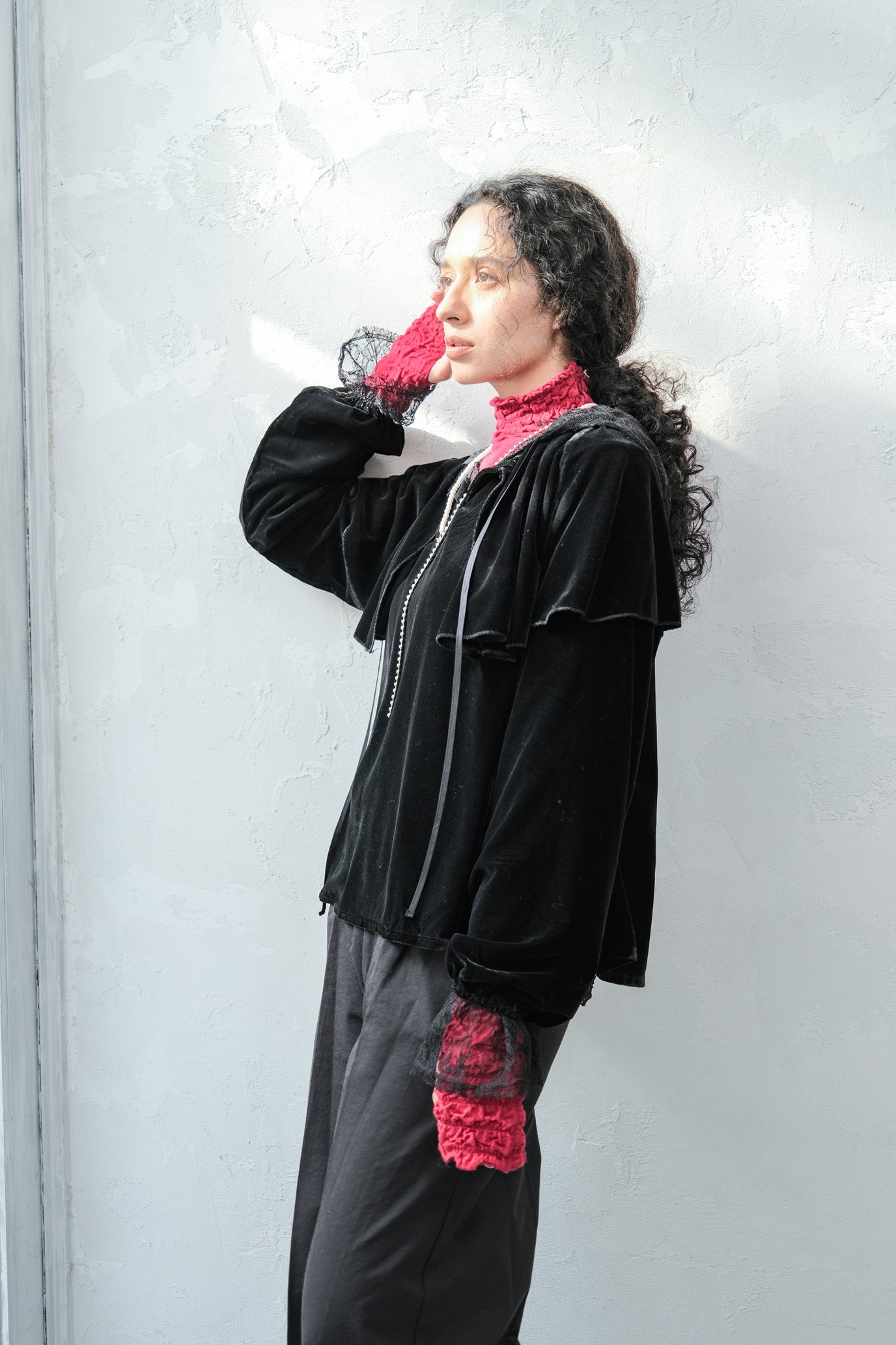 Lace Rib Pullover