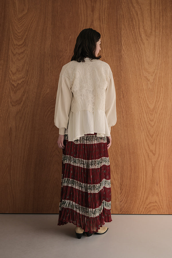 Floral Veil Cardigan