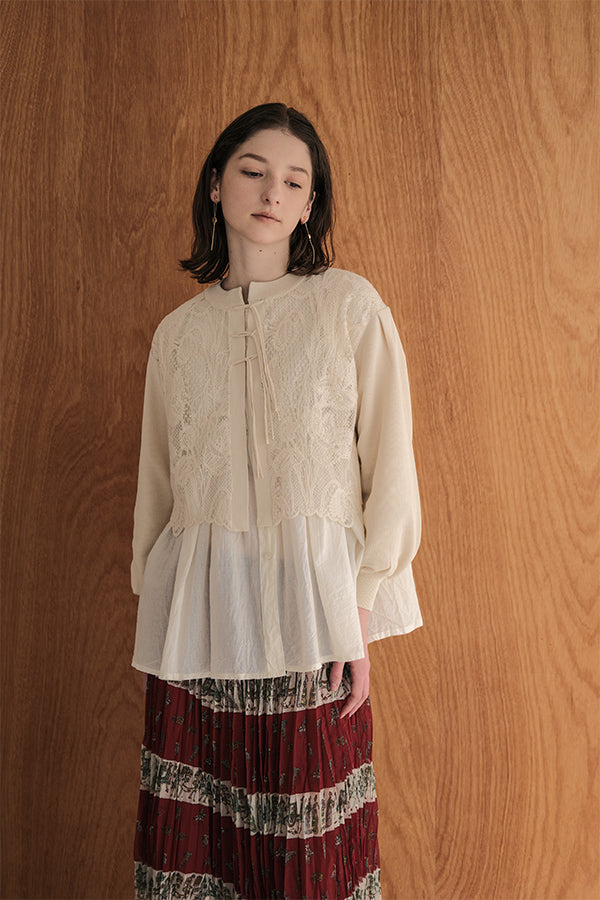 Floral Veil Cardigan