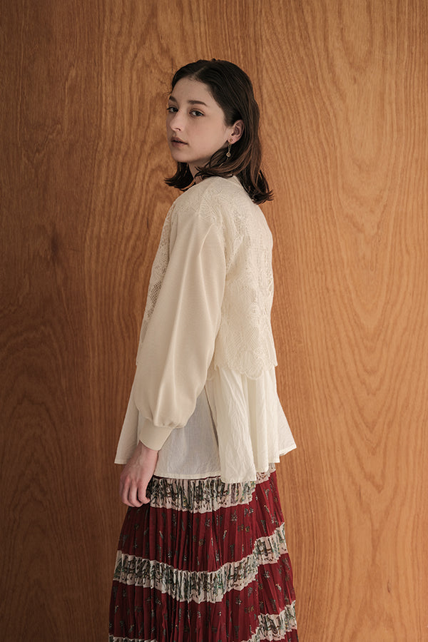 Floral Veil Cardigan