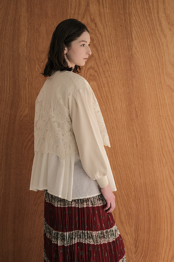 Floral Veil Cardigan