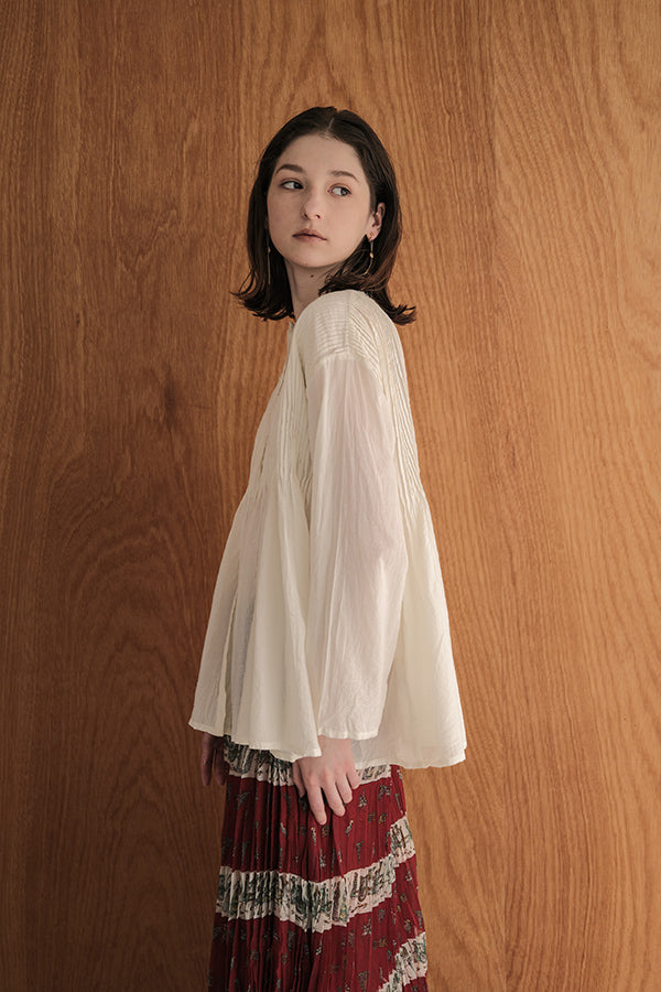 Pin Tuck Blouse