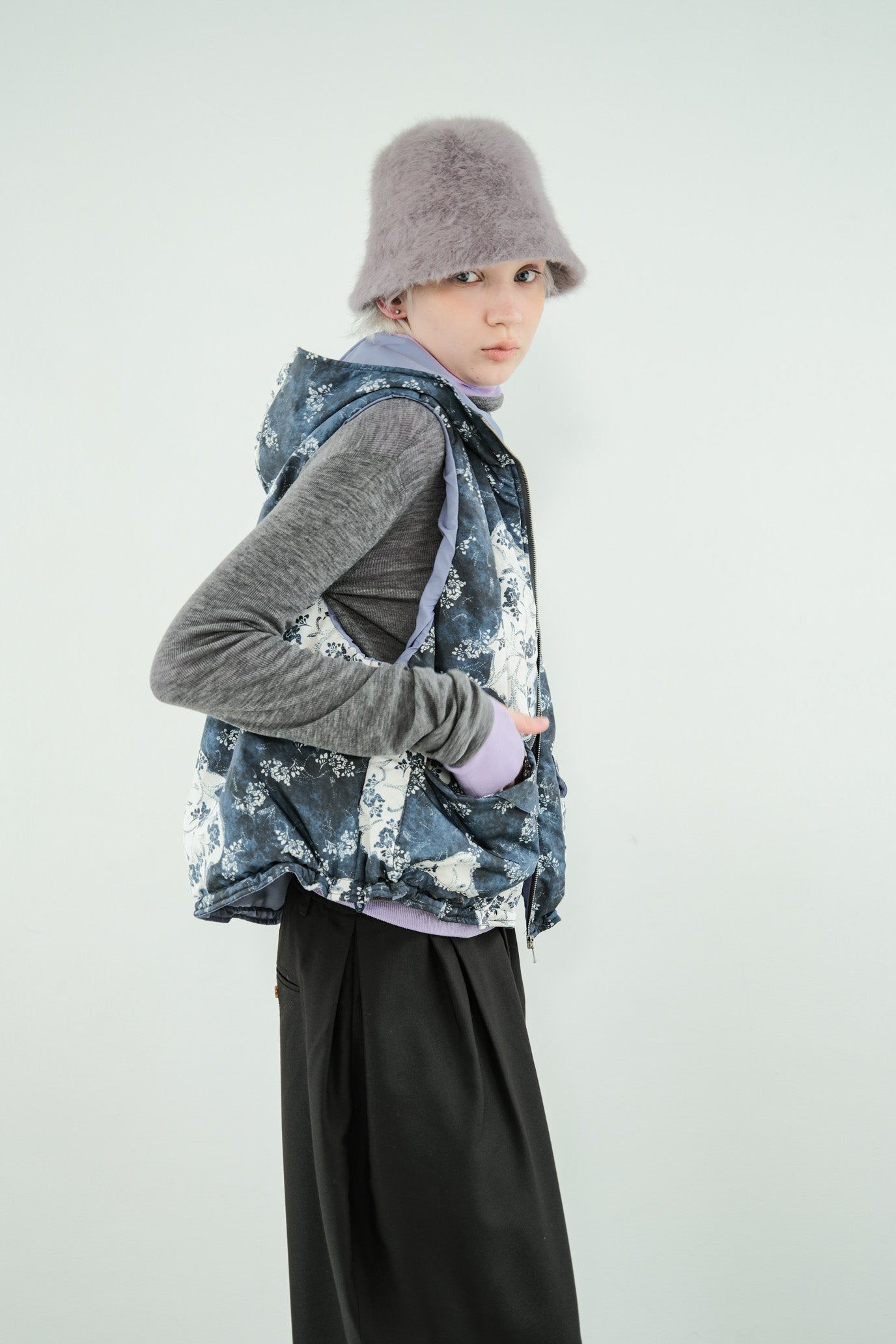MOCOCHI Rib Turtleneck Pullover