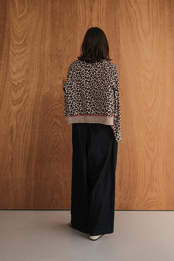 2-Way Leopard Cardigan