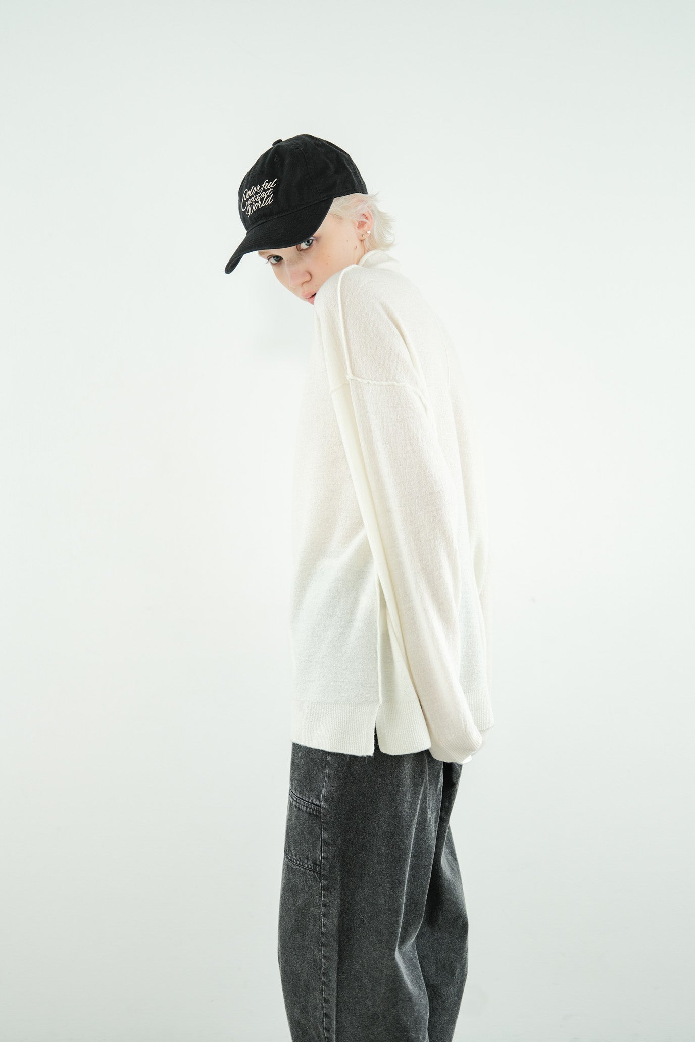 Compressed High Neck Pullover