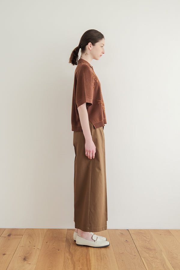 Spangle Embroidered Cocoon Vest