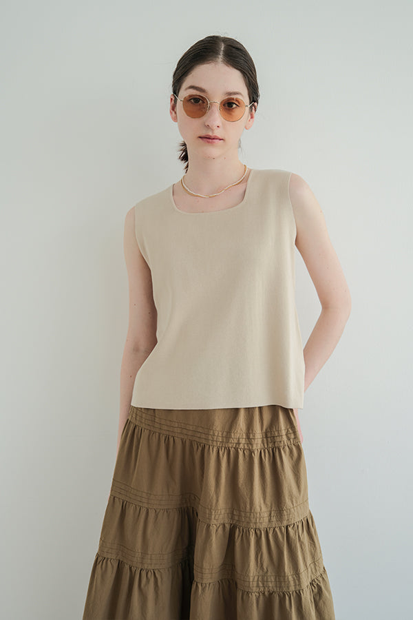 2-Way Full Milano Knit Sleeveless Pullover