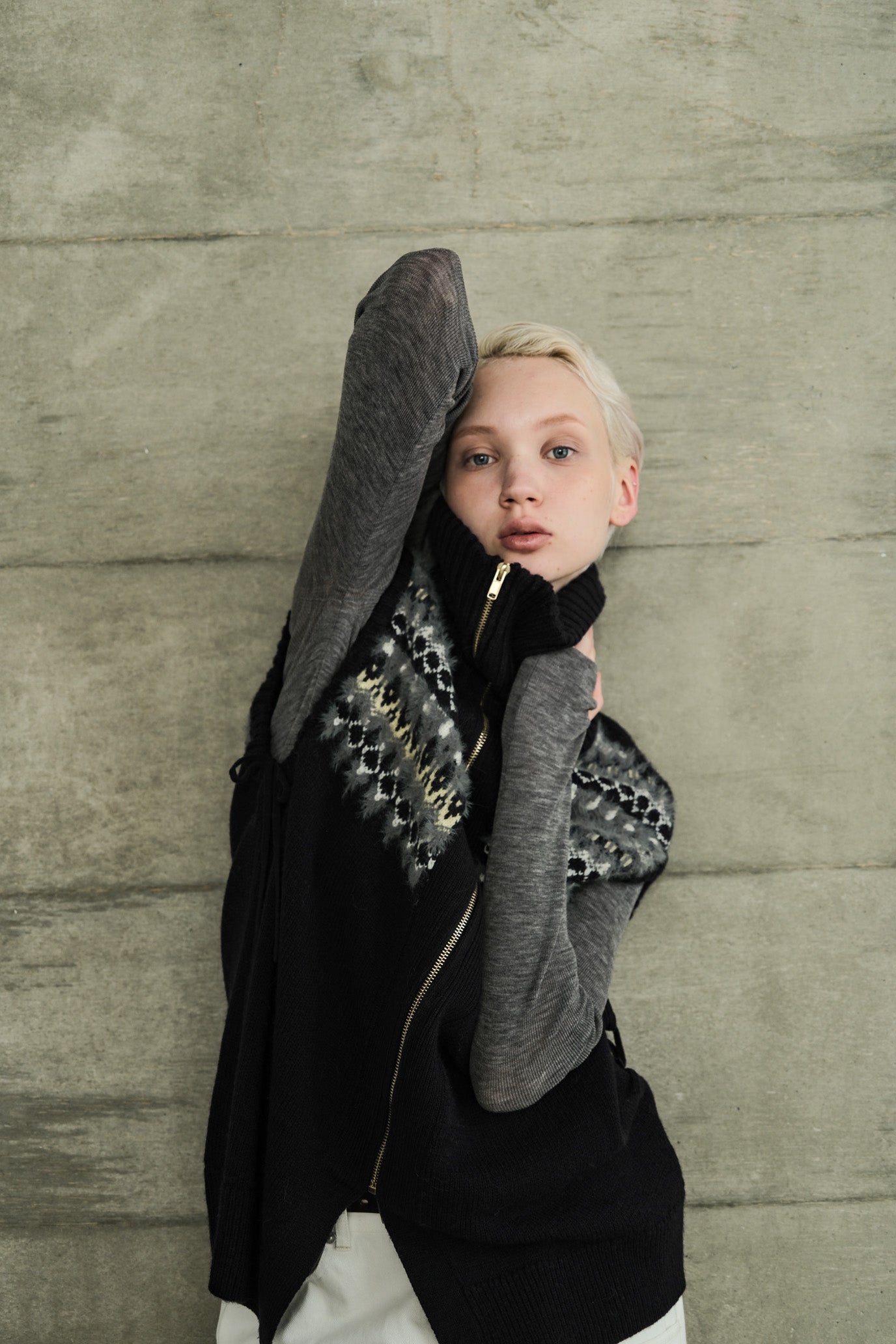 MOCOCHI Rib Turtleneck Pullover