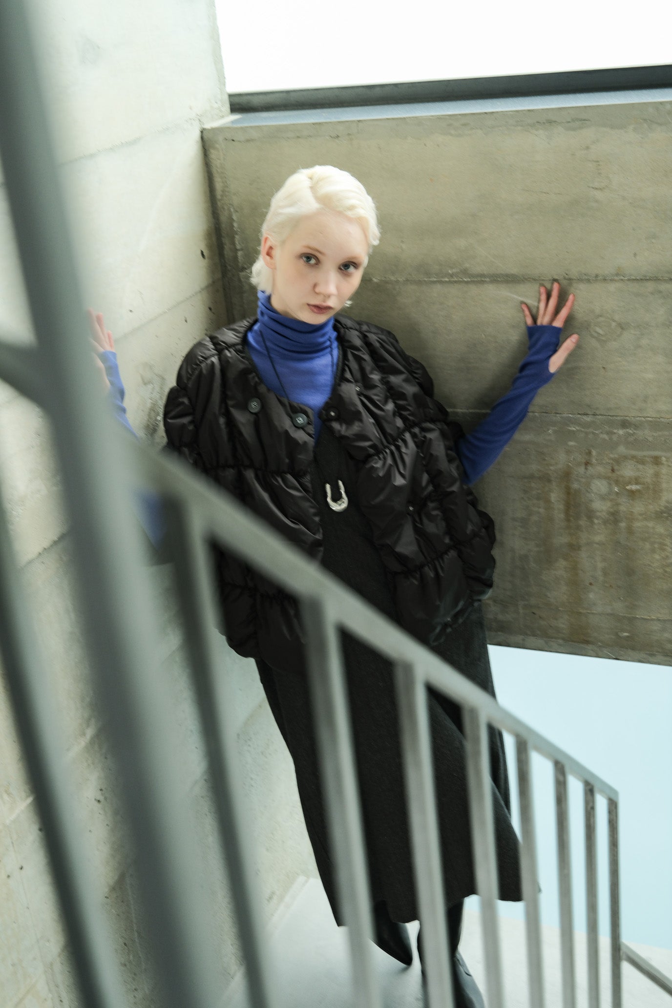 Shirred Padded Vest
