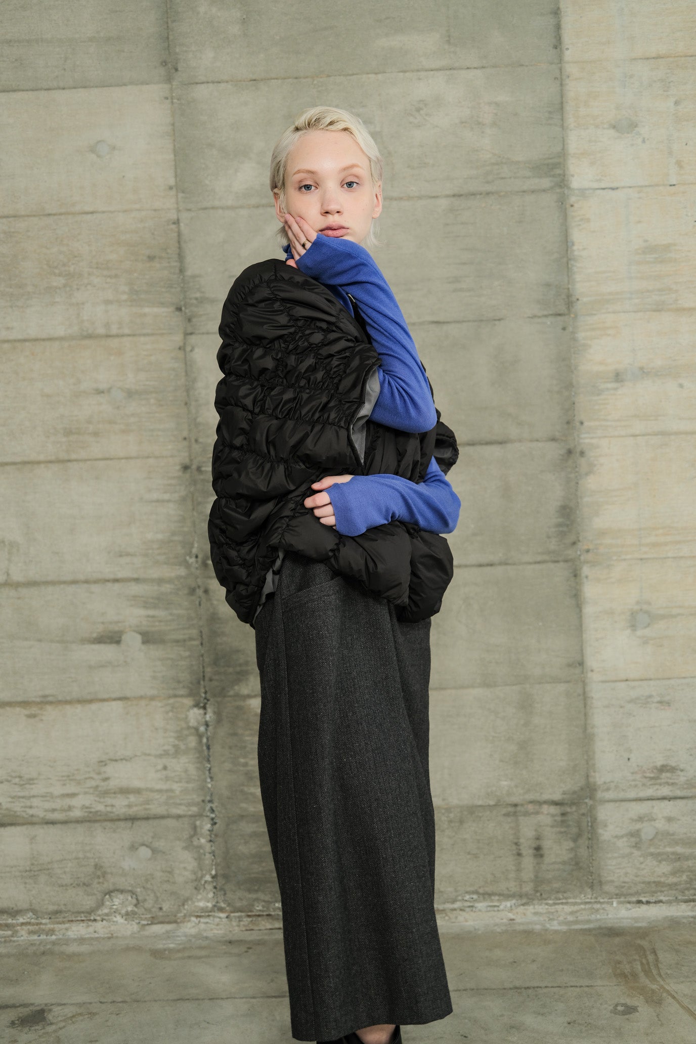 Shirred Padded Vest