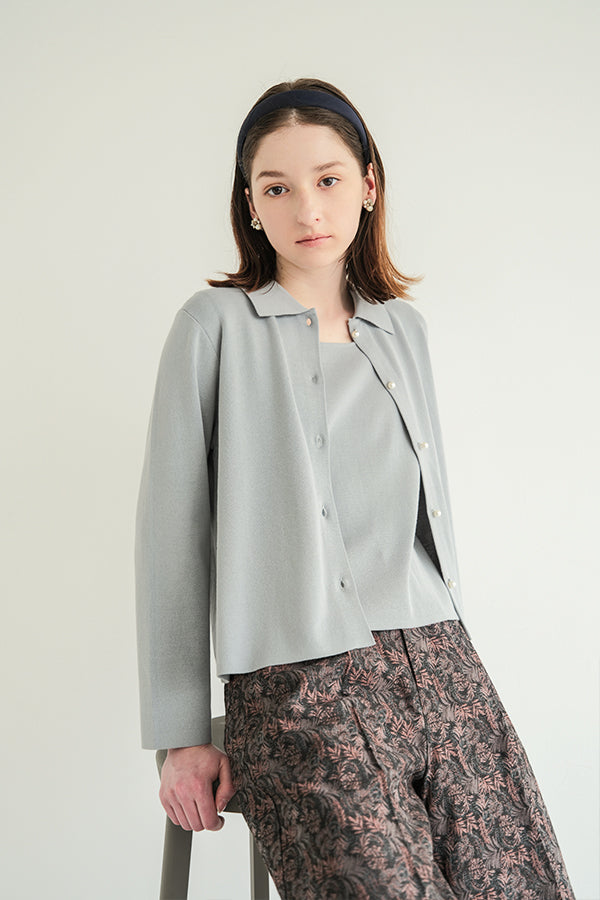 Noble Full Milano Knit Jacket Cardigan