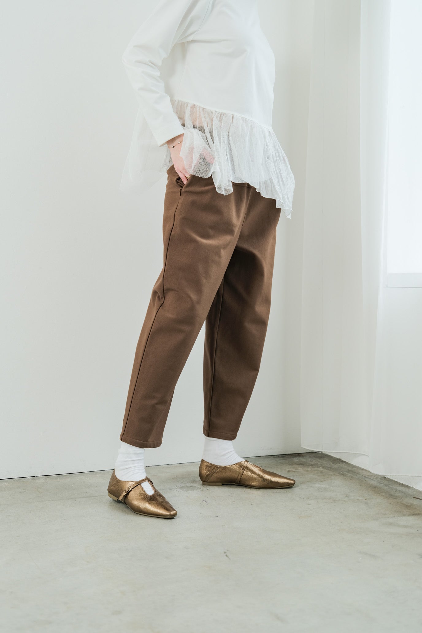 Brushed Soft Tapered Pants