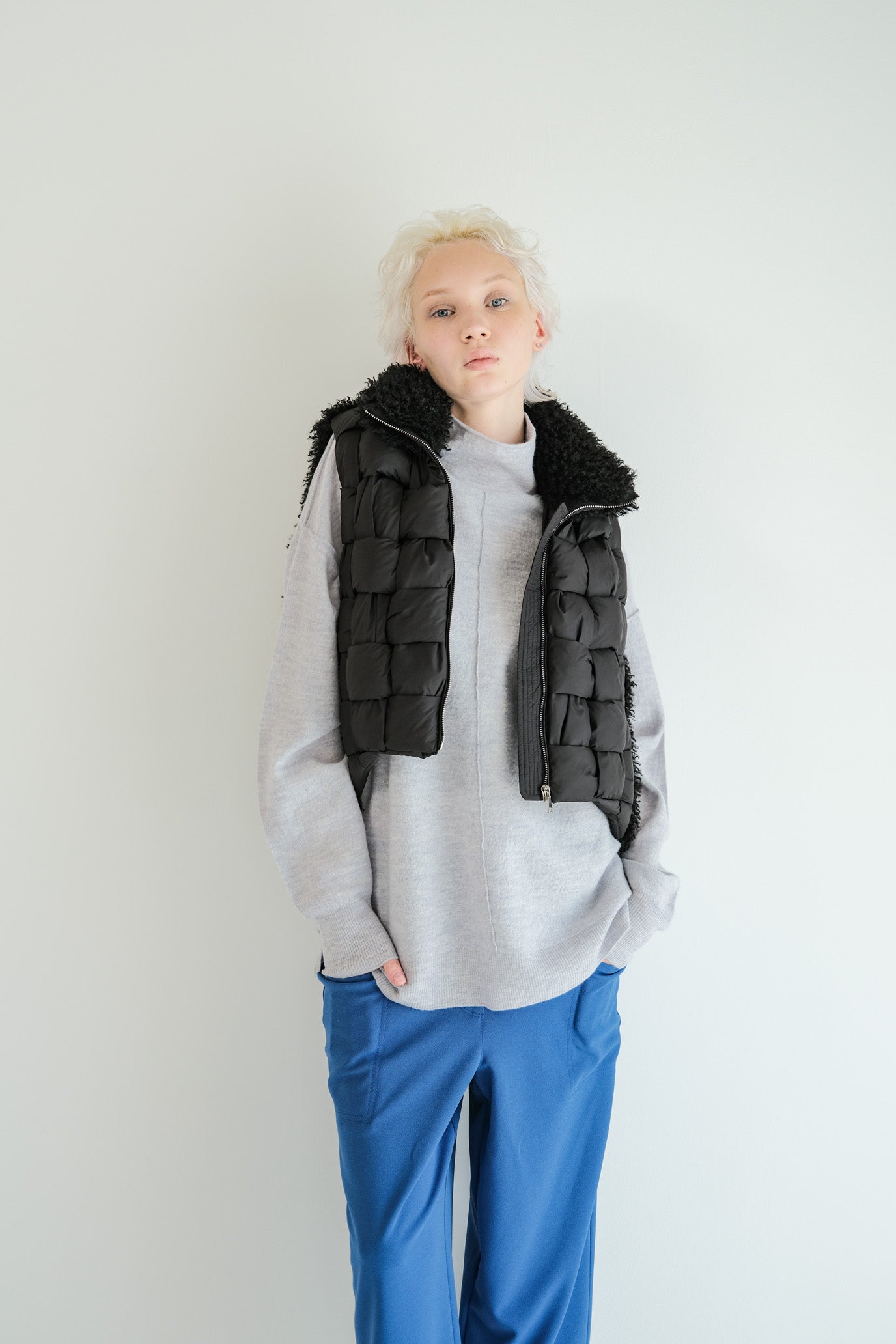 Compressed High Neck Pullover