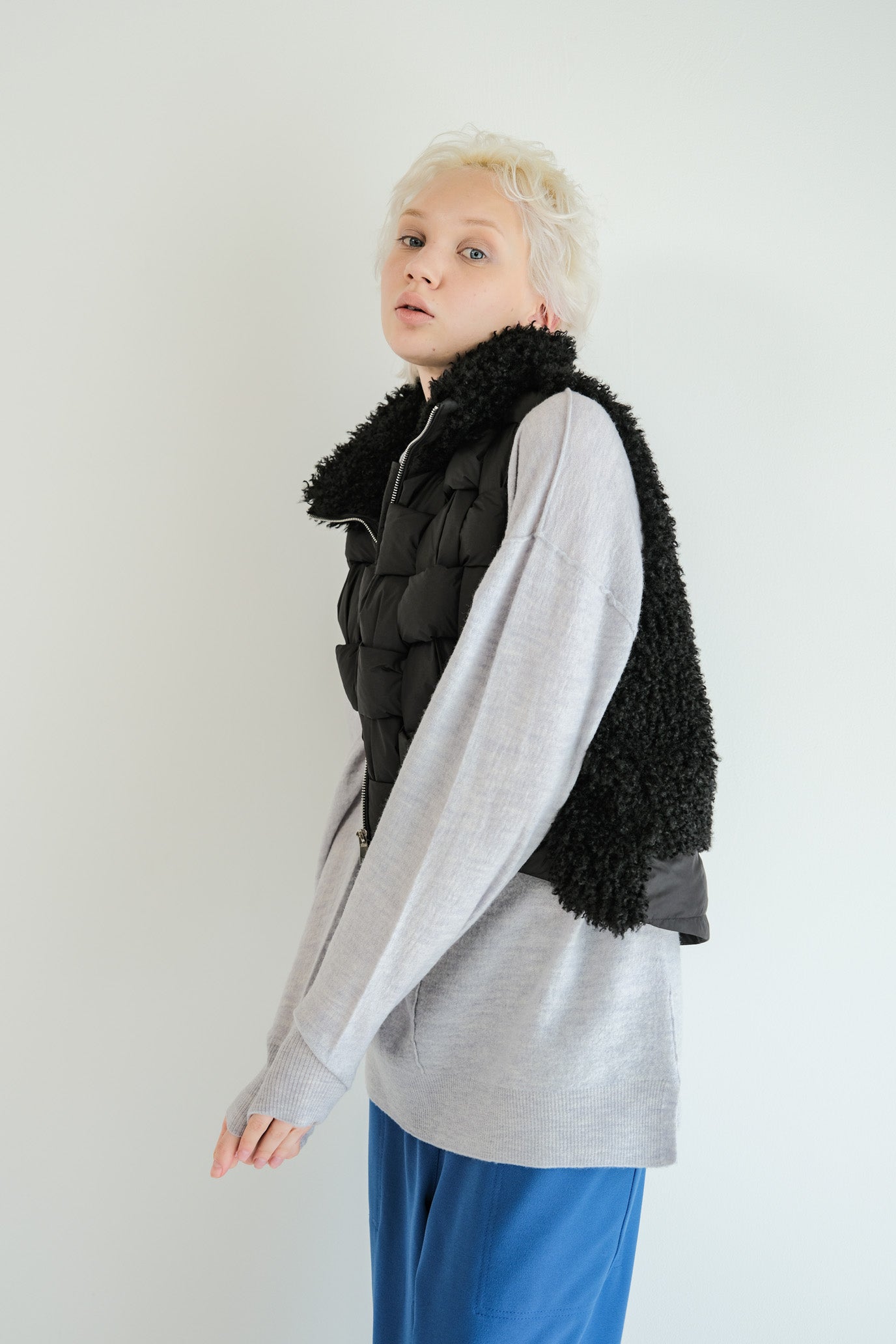 Compressed High Neck Pullover