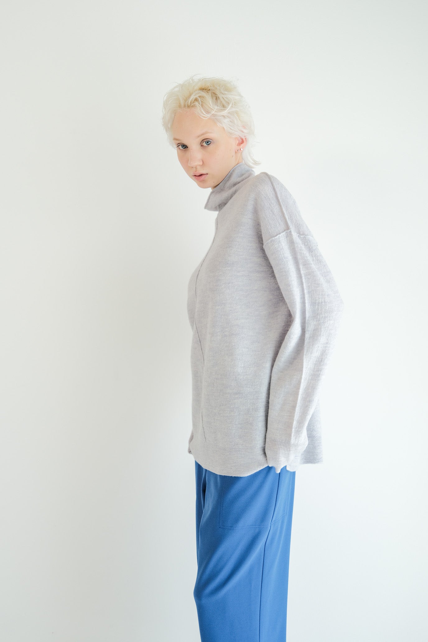 Compressed High Neck Pullover