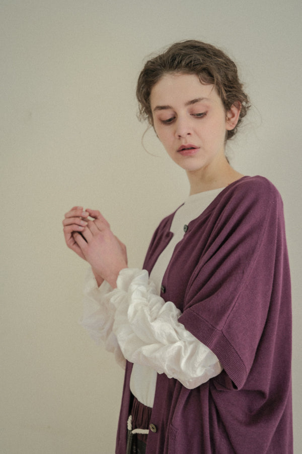 Concealed Placket Cocoon Oversized Vest