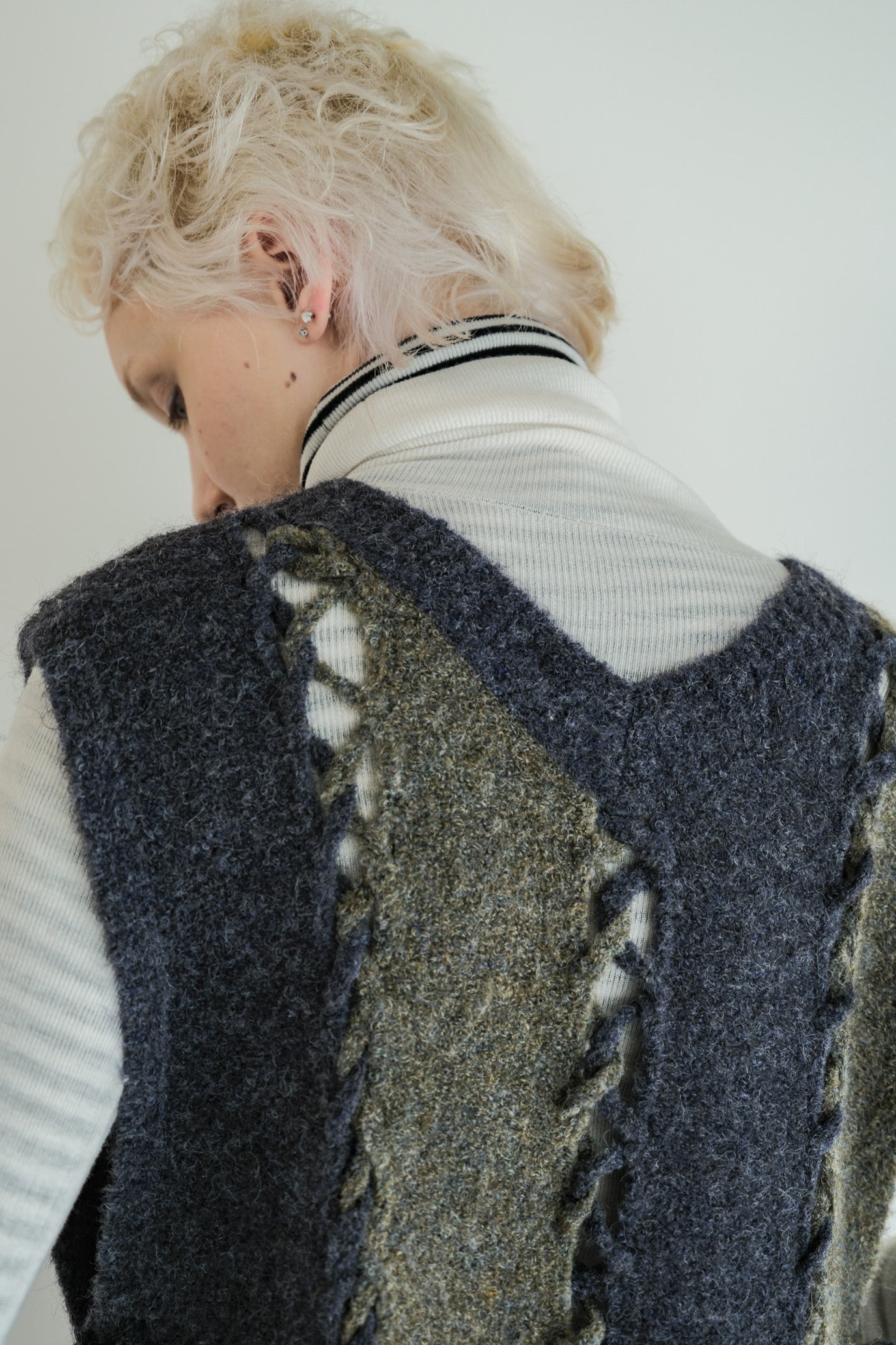 2-Way Stripe Slash Vest