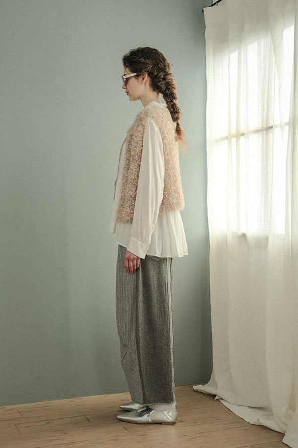 Feather Tulle Vest