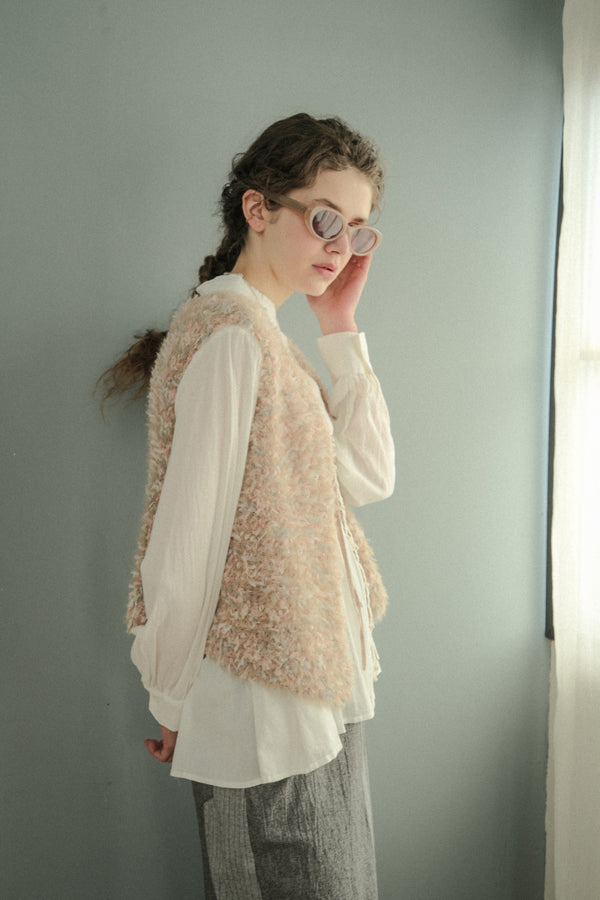 Feather Tulle Vest