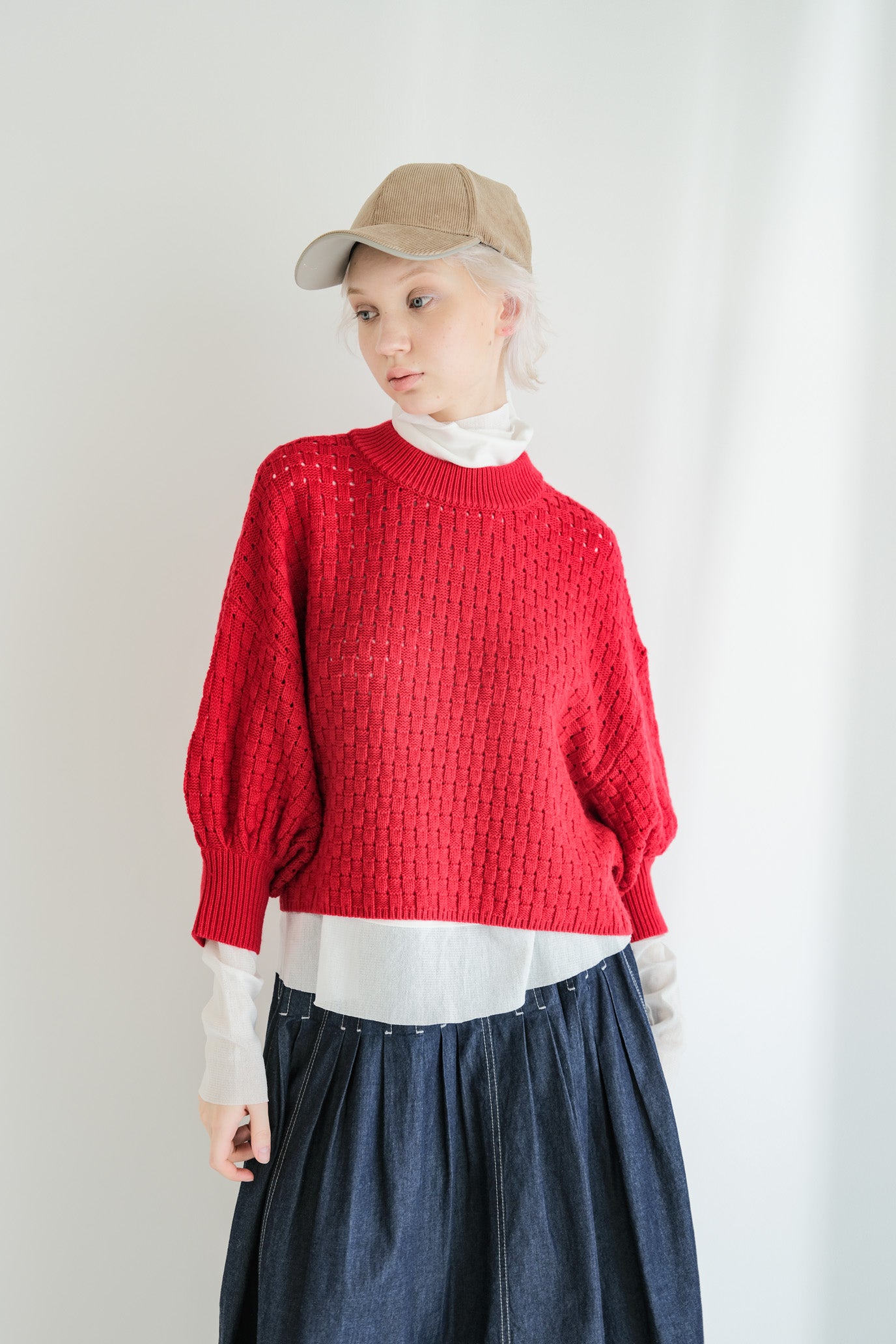Block Piqué Puff Vest