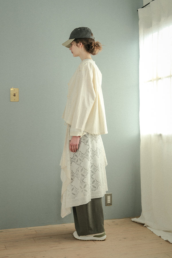 Motif Embroidered Short Jacket