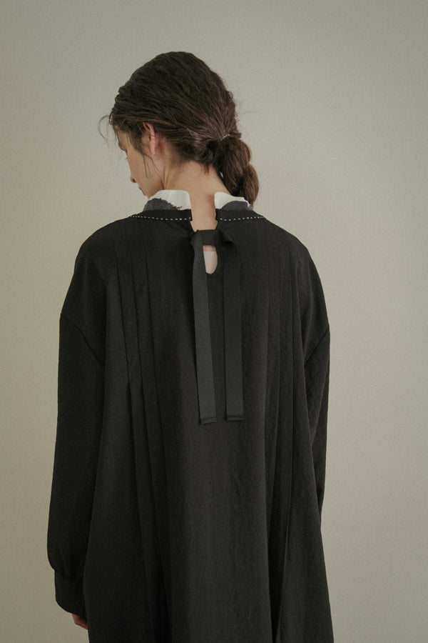2-Way Detachable Collar Dress