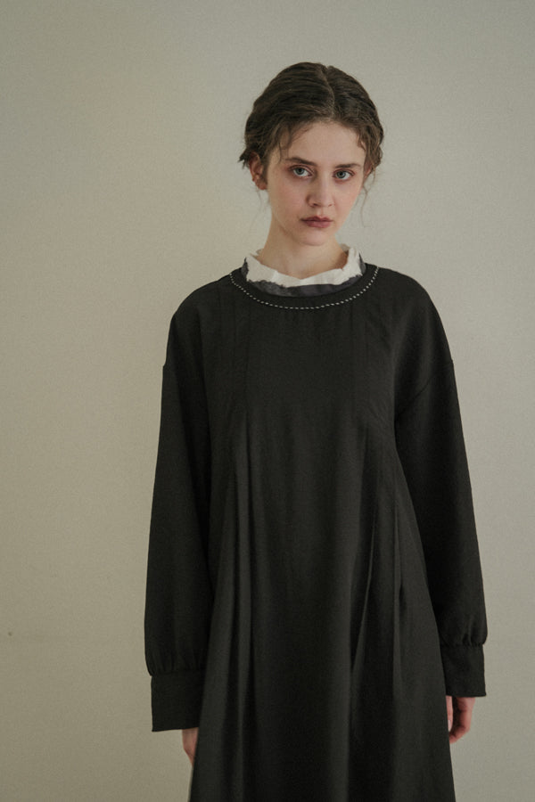 2-Way Detachable Collar Dress