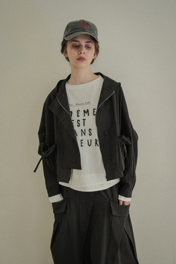 Book Pocket Hooded Jacket