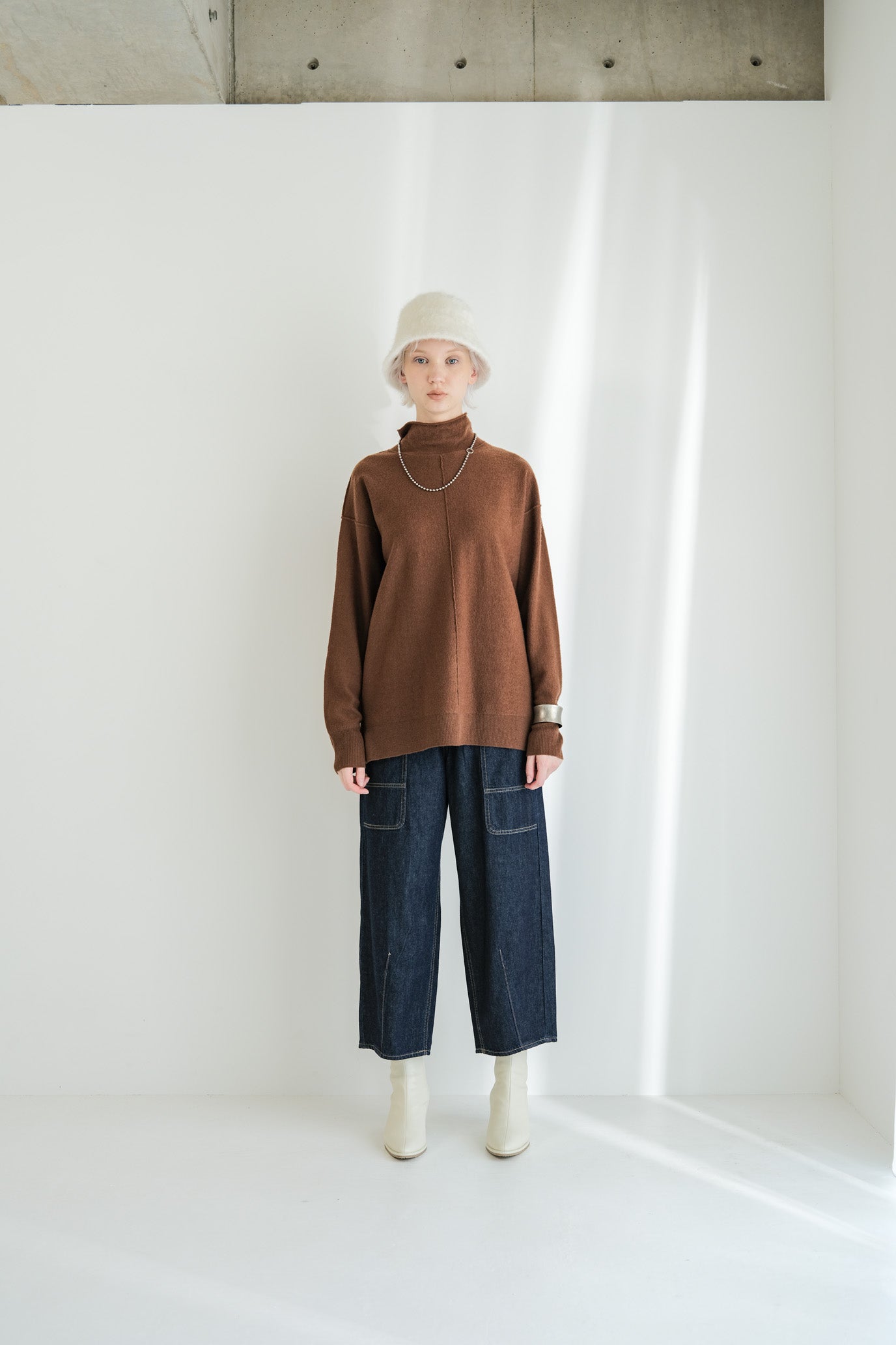 Compressed High Neck Pullover