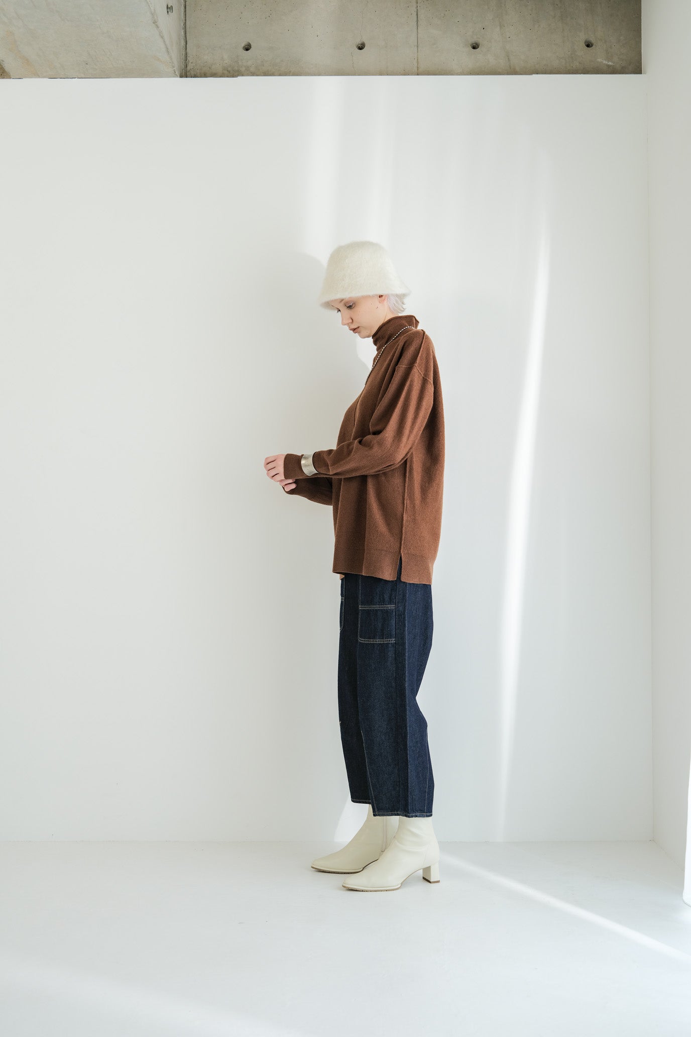 Compressed High Neck Pullover