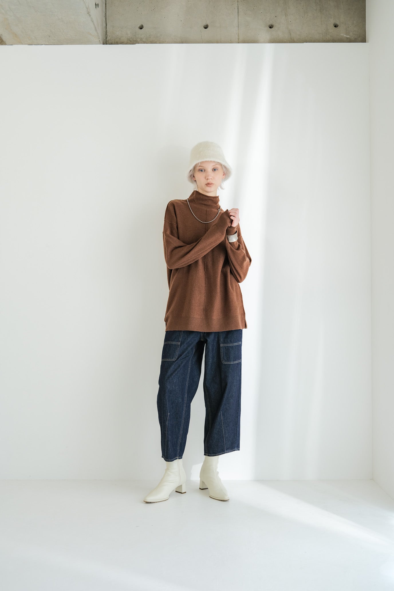 Compressed High Neck Pullover