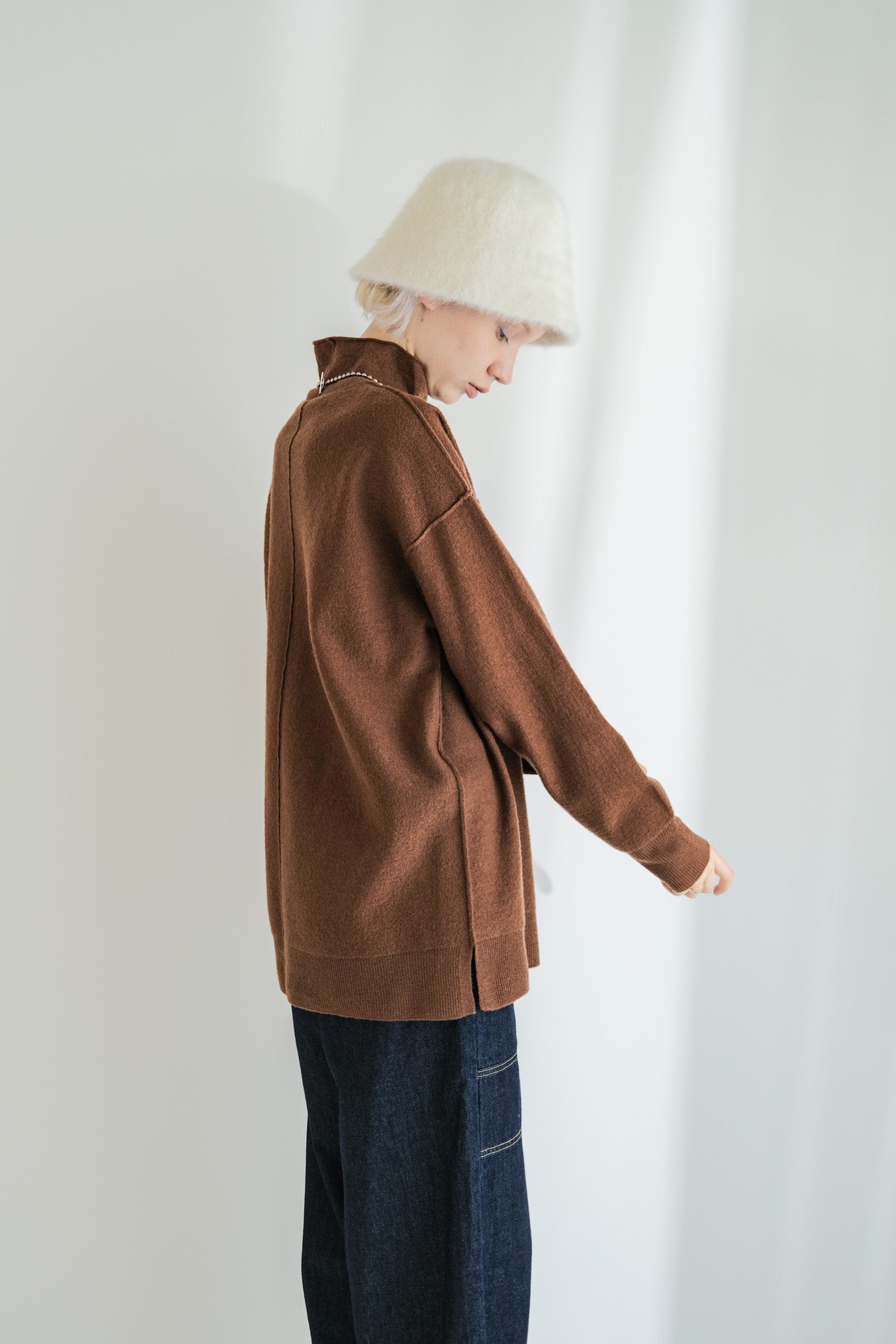 Compressed High Neck Pullover