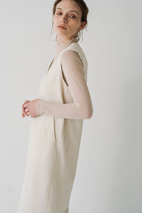Mesh High Neck Pullover