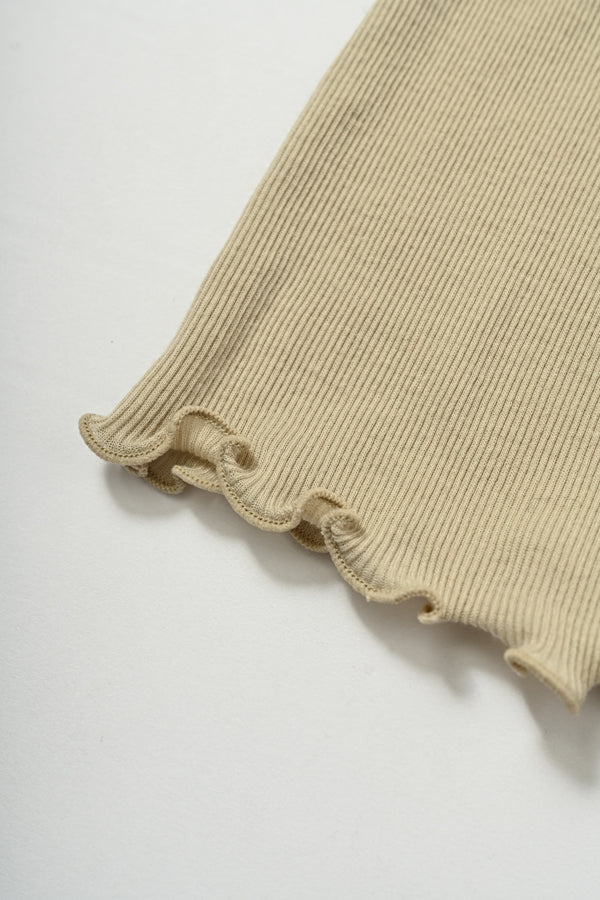 Mesh High Neck Pullover