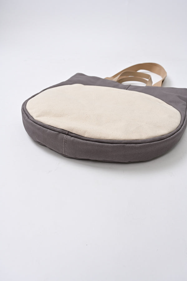 Round Motif Two-Tone 2-Way Bag