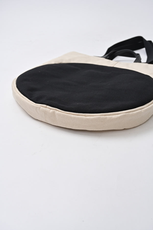 Round Motif Two-Tone 2-Way Bag