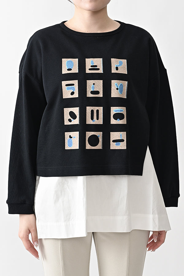 Block Print Pullover